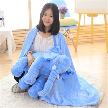 40/60cm No PP Cotton Soft Stuffed Elephant Skin Pillow Cushion Animal Skin Plush Toys Kids Doll Gifts