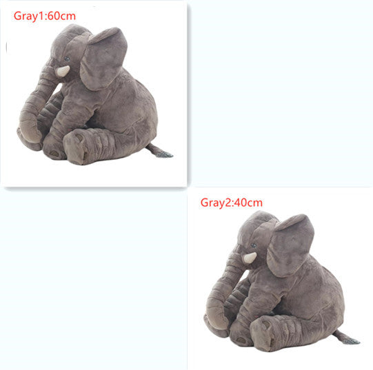 40/60cm No PP Cotton Soft Stuffed Elephant Skin Pillow Cushion Animal Skin Plush Toys Kids Doll Gifts