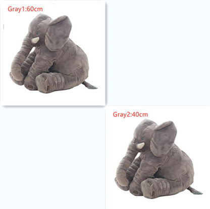 40/60cm No PP Cotton Soft Stuffed Elephant Skin Pillow Cushion Animal Skin Plush Toys Kids Doll Gifts