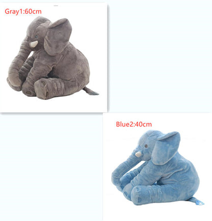 40/60cm No PP Cotton Soft Stuffed Elephant Skin Pillow Cushion Animal Skin Plush Toys Kids Doll Gifts