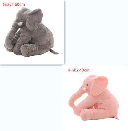 40/60cm No PP Cotton Soft Stuffed Elephant Skin Pillow Cushion Animal Skin Plush Toys Kids Doll Gifts