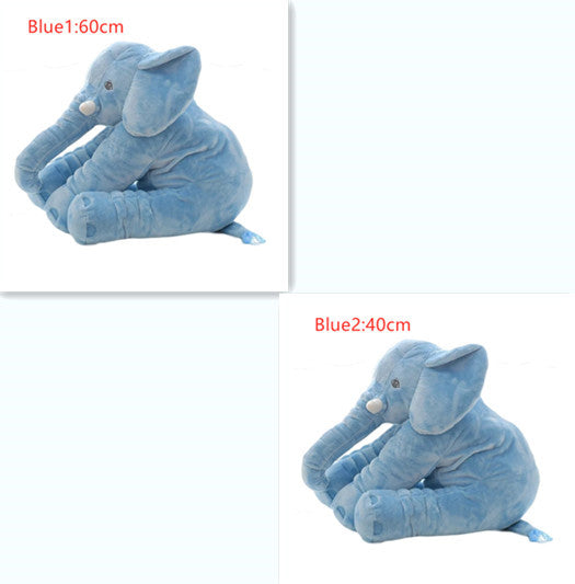 40/60cm No PP Cotton Soft Stuffed Elephant Skin Pillow Cushion Animal Skin Plush Toys Kids Doll Gifts