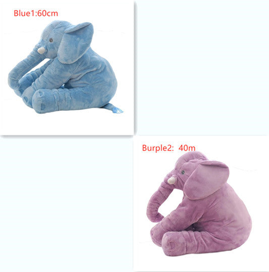 40/60cm No PP Cotton Soft Stuffed Elephant Skin Pillow Cushion Animal Skin Plush Toys Kids Doll Gifts