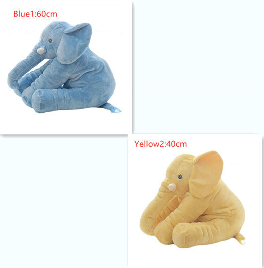 40/60cm No PP Cotton Soft Stuffed Elephant Skin Pillow Cushion Animal Skin Plush Toys Kids Doll Gifts