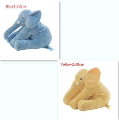 40/60cm No PP Cotton Soft Stuffed Elephant Skin Pillow Cushion Animal Skin Plush Toys Kids Doll Gifts