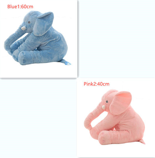 40/60cm No PP Cotton Soft Stuffed Elephant Skin Pillow Cushion Animal Skin Plush Toys Kids Doll Gifts