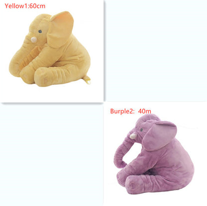 40/60cm No PP Cotton Soft Stuffed Elephant Skin Pillow Cushion Animal Skin Plush Toys Kids Doll Gifts