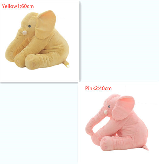 40/60cm No PP Cotton Soft Stuffed Elephant Skin Pillow Cushion Animal Skin Plush Toys Kids Doll Gifts