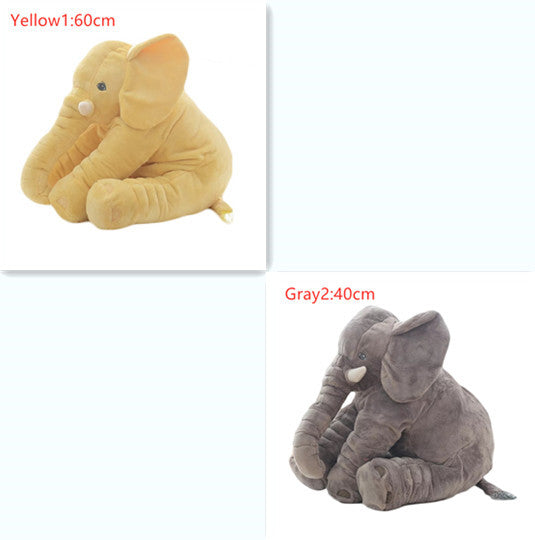 40/60cm No PP Cotton Soft Stuffed Elephant Skin Pillow Cushion Animal Skin Plush Toys Kids Doll Gifts