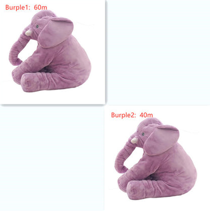 40/60cm No PP Cotton Soft Stuffed Elephant Skin Pillow Cushion Animal Skin Plush Toys Kids Doll Gifts