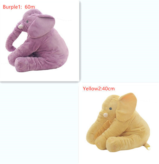 40/60cm No PP Cotton Soft Stuffed Elephant Skin Pillow Cushion Animal Skin Plush Toys Kids Doll Gifts