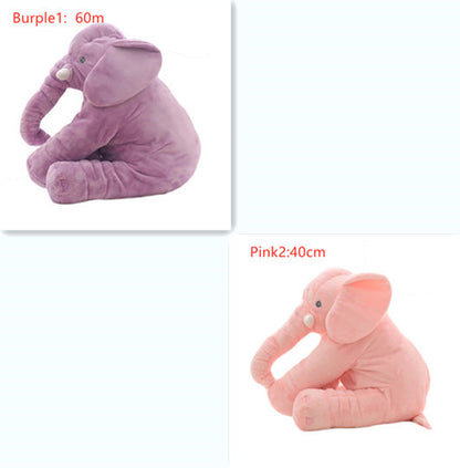 40/60cm No PP Cotton Soft Stuffed Elephant Skin Pillow Cushion Animal Skin Plush Toys Kids Doll Gifts