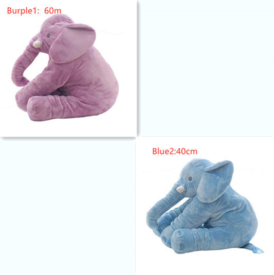 40/60cm No PP Cotton Soft Stuffed Elephant Skin Pillow Cushion Animal Skin Plush Toys Kids Doll Gifts