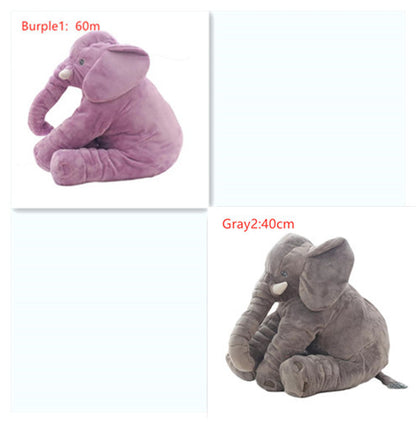 40/60cm No PP Cotton Soft Stuffed Elephant Skin Pillow Cushion Animal Skin Plush Toys Kids Doll Gifts