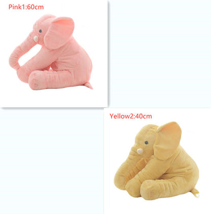 40/60cm No PP Cotton Soft Stuffed Elephant Skin Pillow Cushion Animal Skin Plush Toys Kids Doll Gifts