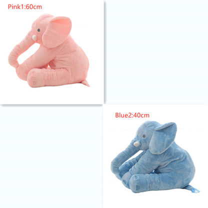 40/60cm No PP Cotton Soft Stuffed Elephant Skin Pillow Cushion Animal Skin Plush Toys Kids Doll Gifts