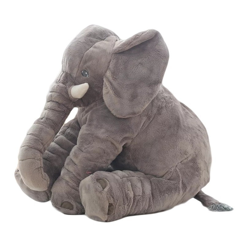 40/60cm No PP Cotton Soft Stuffed Elephant Skin Pillow Cushion Animal Skin Plush Toys Kids Doll Gifts