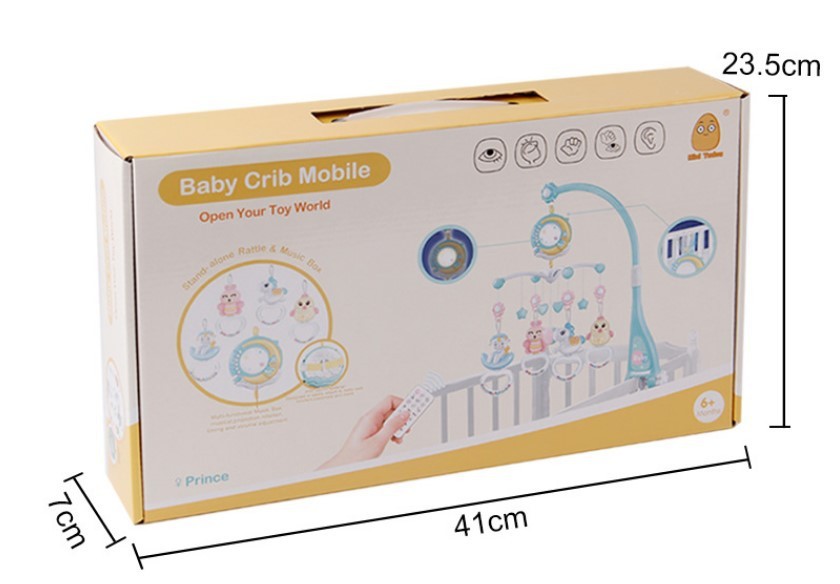 Baby Mobile Rattles Toys 0-12 Months For Baby Newborn Crib Bed Bell Toddler Rattles Carousel Baby Educational Toys Children Gift