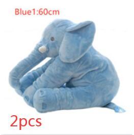 40/60cm No PP Cotton Soft Stuffed Elephant Skin Pillow Cushion Animal Skin Plush Toys Kids Doll Gifts