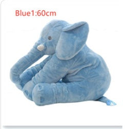 40/60cm No PP Cotton Soft Stuffed Elephant Skin Pillow Cushion Animal Skin Plush Toys Kids Doll Gifts