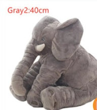 40/60cm No PP Cotton Soft Stuffed Elephant Skin Pillow Cushion Animal Skin Plush Toys Kids Doll Gifts